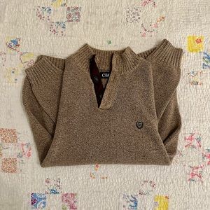 🍂🤎chaps oatmeal knit sweater 🤎🍂